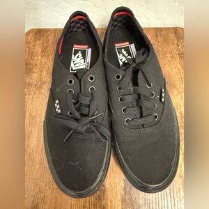 Vans Men's Black Canvas Sneakers